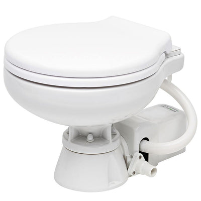 Johnson Pump AquaT Electric Marine Toilet - Super Compact - 12V [80-47626-01] - Bulluna.com