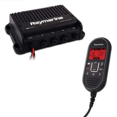 Raymarine Ray90 Modular Dual-Station VHF Black Box Radio System [E70492] - Bulluna.com