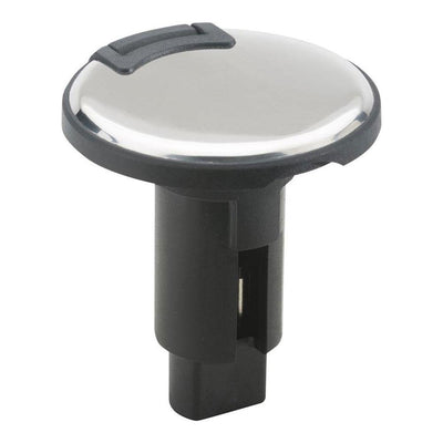 Attwood LightArmor Plug-In Base - 3 Pin - Stainless Steel - Round [910R3PSB-7] - Bulluna.com