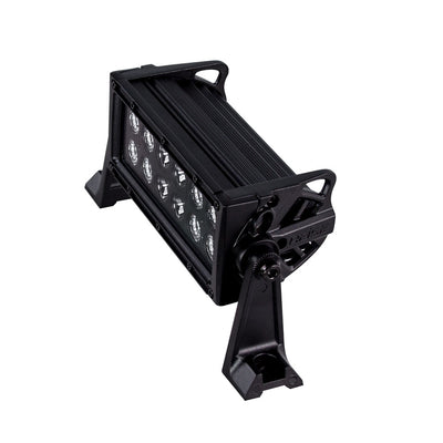 HEISE Dual Row Blackout LED Light Bar - 8" [HE-BDR8] - Bulluna.com