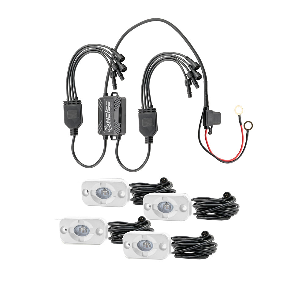 HEISE RBG Accent Light Kit - 4 Pack [HE-4MLRGBK] - Bulluna.com