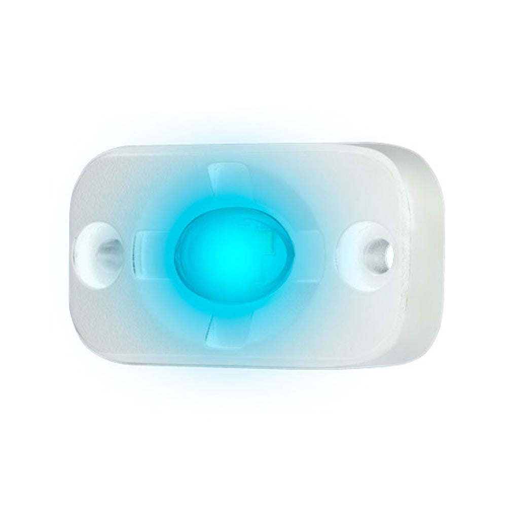 HEISE Marine Auxiliary Accent Lighting Pod - 1.5" x 3" - White/Blue [HE-ML1B] - Bulluna.com