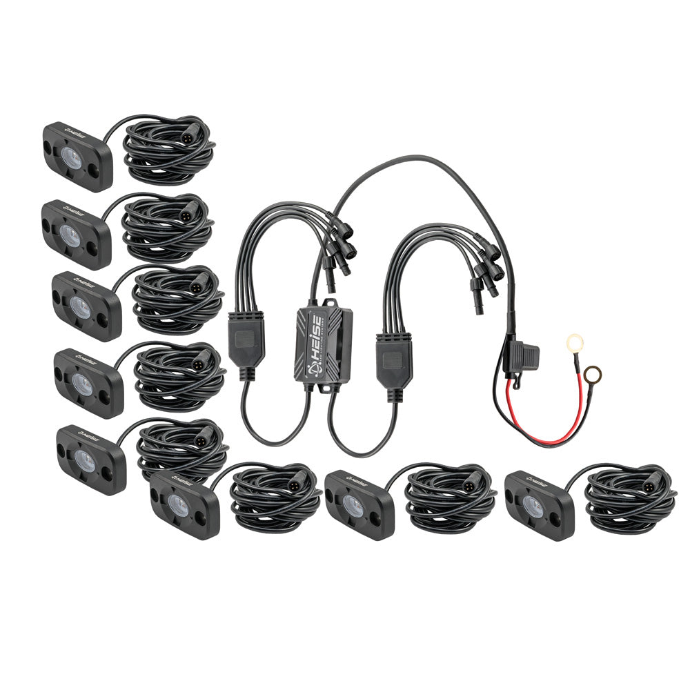 HEISE RGB Accent Lighting Kit - 8 Pack [HE-8TLRGBK] - Bulluna.com