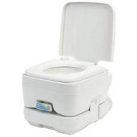 Marpac Self-Contained Portable Toilet - 16-1/4 x 13-15/16 x 12-1/4 Inches - 2.6 Gallon - Includes Tie Down Bracket - Bulluna.com