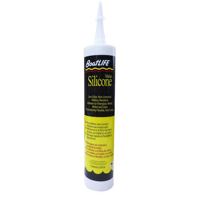 BoatLIFE Silicone Rubber Sealant Cartridge - Clear [1150] - Bulluna.com
