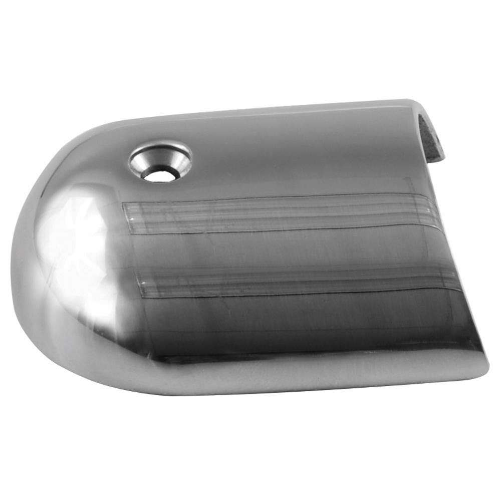 TACO Rub Rail End Cap - 1-7/8" - Stainless Steel [F16-0039] - Bulluna.com