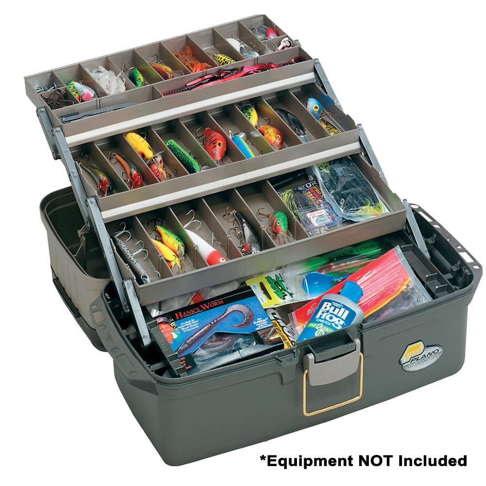 Plano Guide Series Tray Tackle Box - Graphite/Sandstone [613403] - Bulluna.com