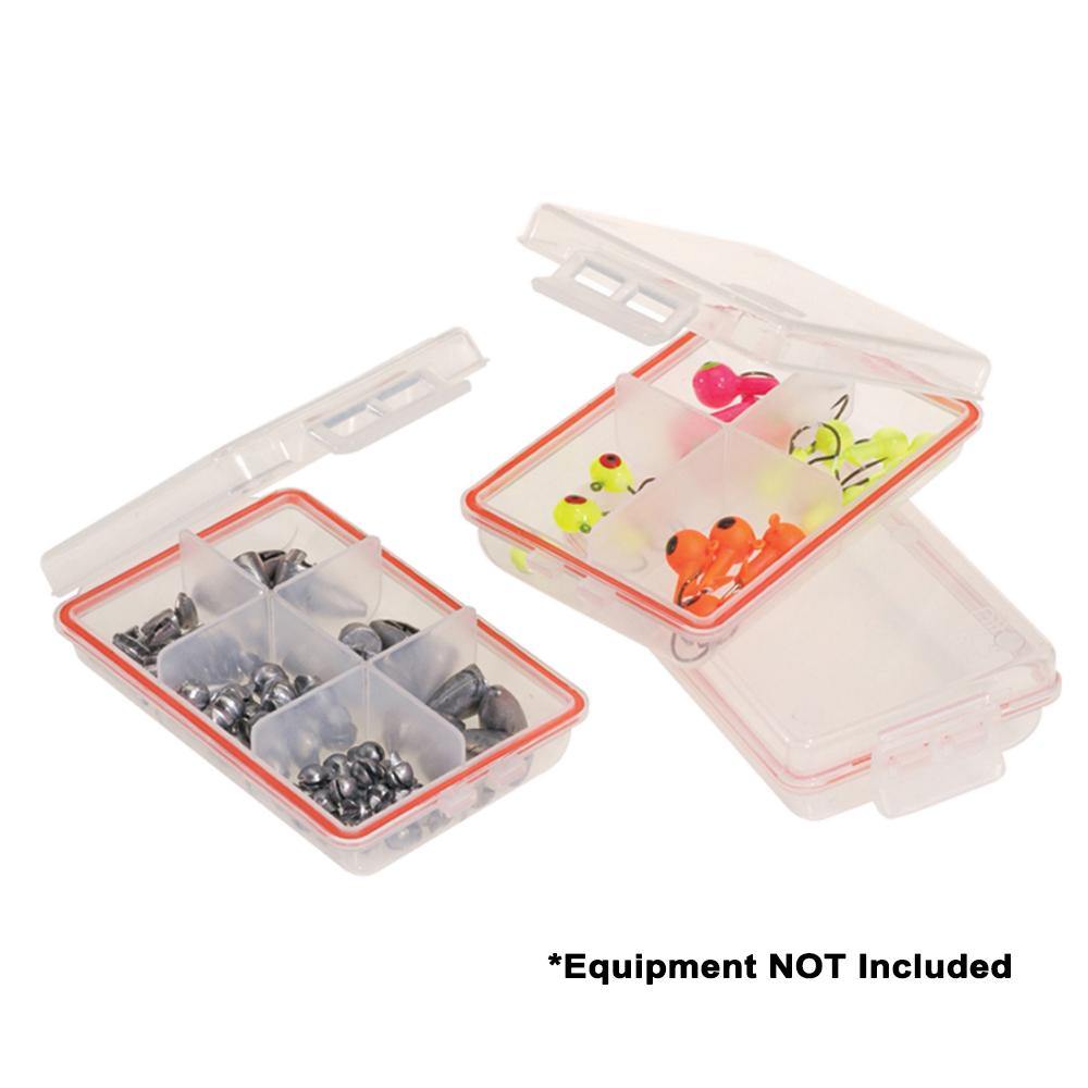 Plano Waterproof Terminal 3-Pack Tackle Boxes - Clear [106100] - Bulluna.com