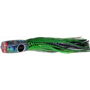Black Bart Mini 1656 Flat Nose Medium Tackle Lure - Green Dot/Black Dot
