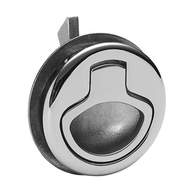 Whitecap Mini Slam Latch Stainless Steel Non-Locking Pull Ring [6137C] - Bulluna.com