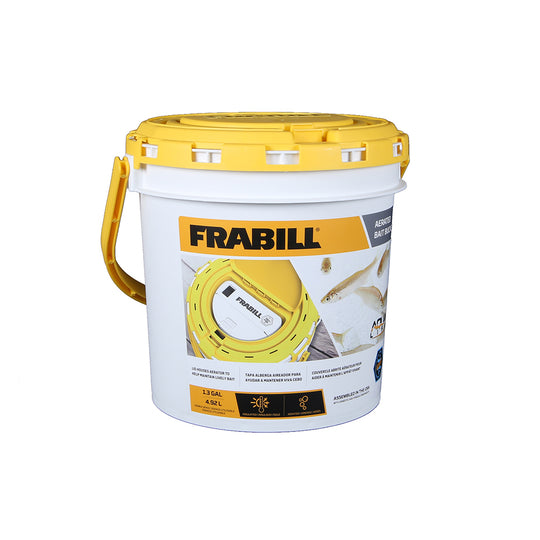 Frabill Dual Fish Bait Bucket w/Aerator Built-In [PMC4825]