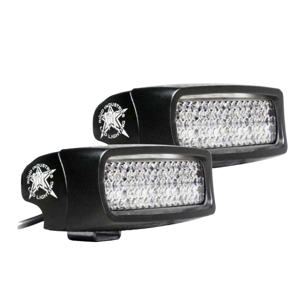 RIGID Industries SR-Q PRO Back Up Light Kit - Surface Mount Diffused - Pair - Black [980023] - Bulluna.com