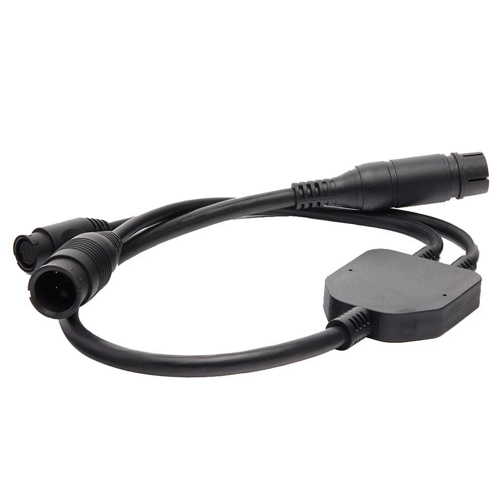 Raymarine Adapter Cable - 25-Pin to 9-Pin  8-Pin - Y-Cable to DownVision  CP370 Transducer to Axiom RV [A80494] - Bulluna.com