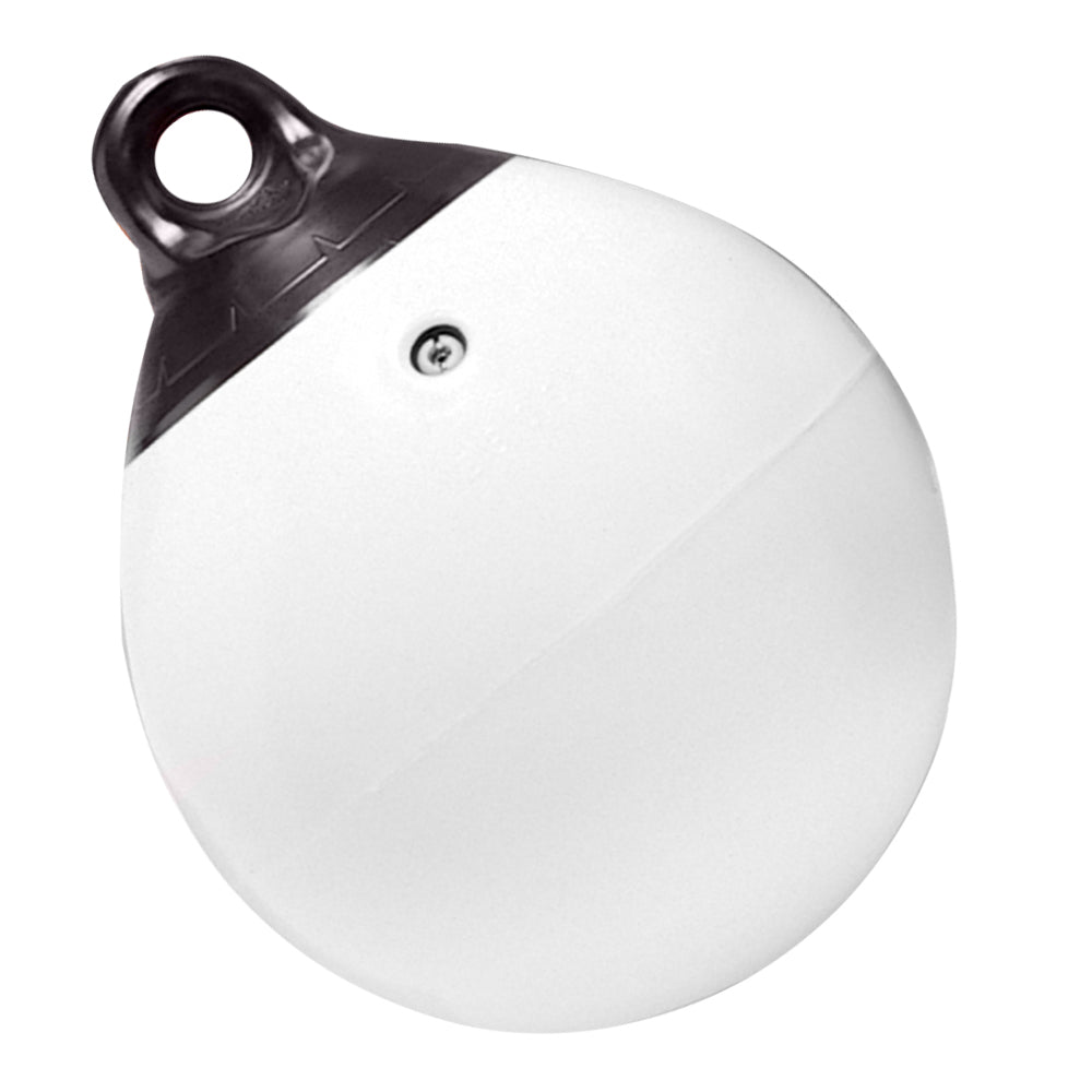 Taylor Made 9" Tuff End Inflatable Vinyl Buoy - White [1140] - Bulluna.com