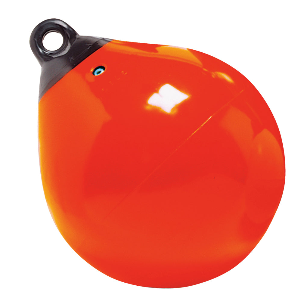 Taylor Made 9" Tuff End Inflatable Vinyl Buoy - Orange [61140] - Bulluna.com