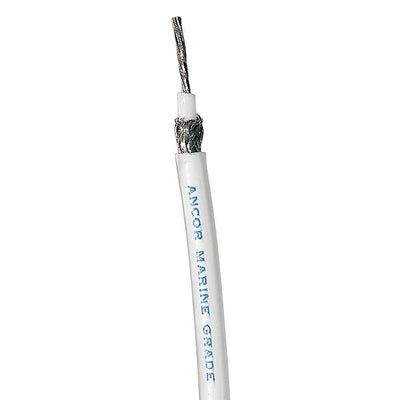 Ancor RG 8X White Tinned Coaxial Cable - Sold By The Foot [1515-FT] - Bulluna.com