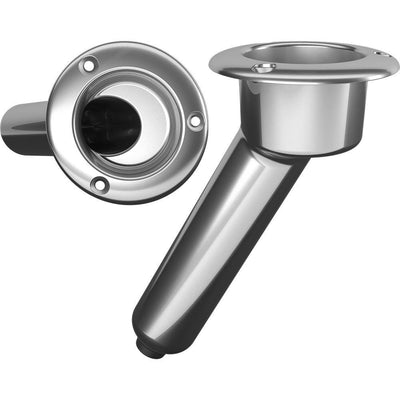 Mate Series Stainless Steel 30 Rod  Cup Holder - Drain - Round Top [C1030D] - Bulluna.com