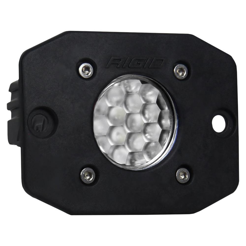 RIGID Industries Ignite Flush Mount Diffused - Single - Black [20631] - Bulluna.com