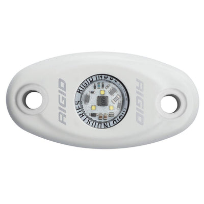 RIGID Industries A-Series White Low Power LED Light - Single - White [480153] - Bulluna.com