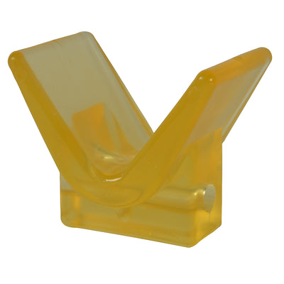 C.E. Smith Y-Stop 3" x 3" - 1/2" ID Yellow PVC [29554]