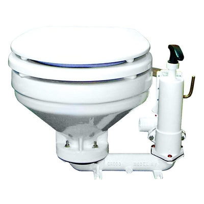 GROCO HF Series Hand Operated Marine Toilet [HF-B] - Bulluna.com
