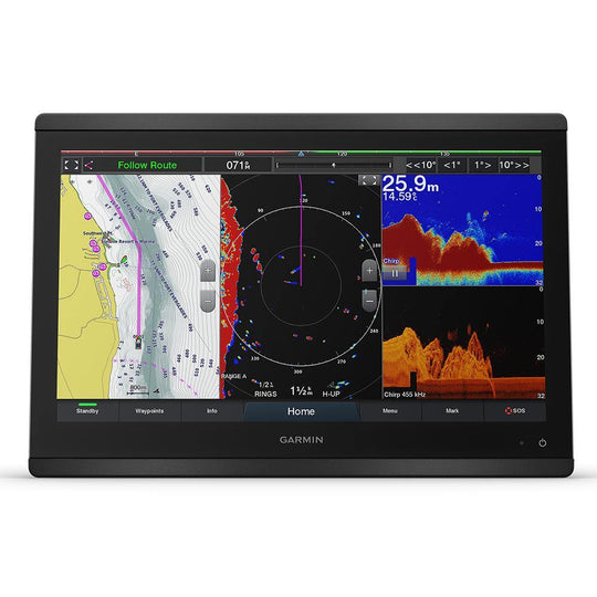 Garmin GPSMAP 8416xsv 16" Chartplotter/Sounder Combo w/Worldwide Basemap  Sonar [010-02093-02] - Bulluna.com