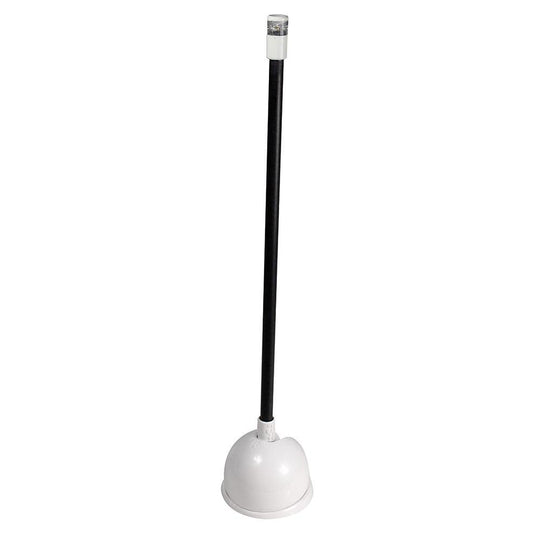 Lumitec Contour Anchor Light - 39" - Black Shaft White Base [101584] - Bulluna.com