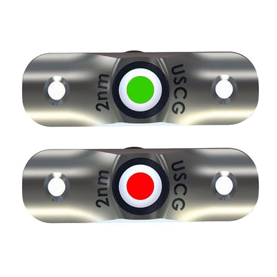 TACO Rub Rail Mounted LED Navigation Light Set - 2-1/2" [F38-6800D] - Bulluna.com