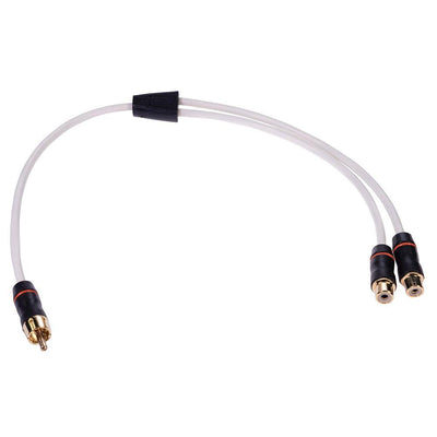 FUSION Performance RCA Cable Splitter - 1 Male to 2 Female - .9 [010-12622-00] - Bulluna.com