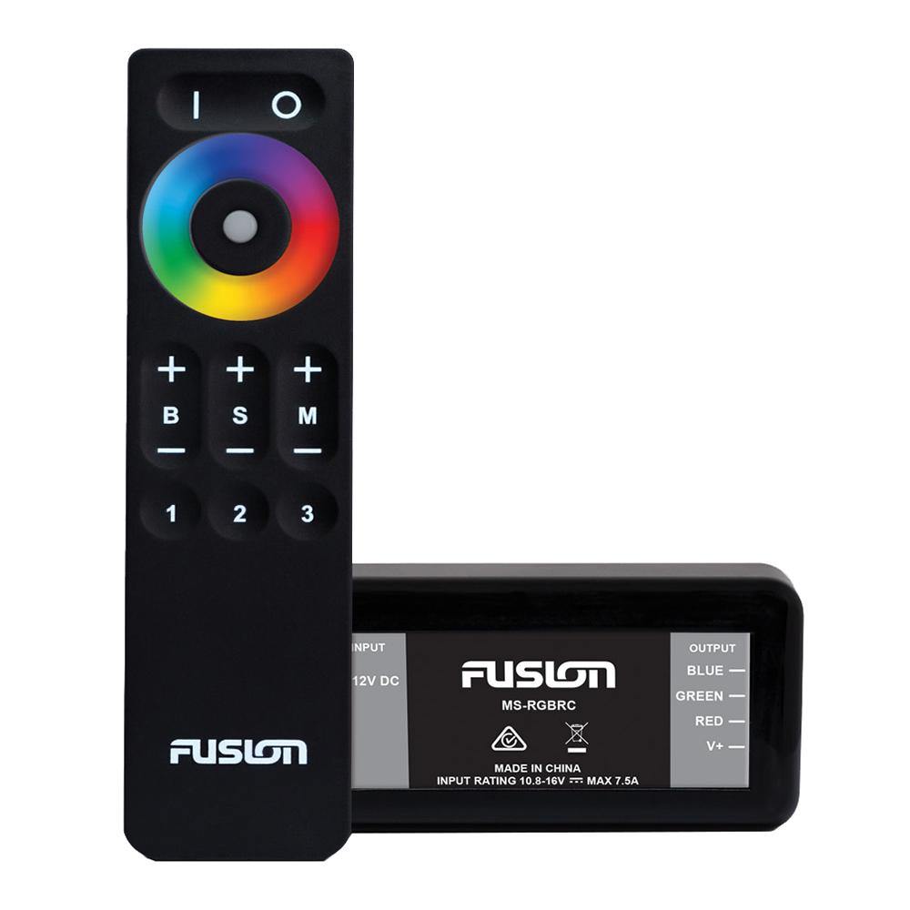 FUSION MS-RGBRC RGB Lighting Control Module w/Wireless Remote Control [010-12850-00] - Bulluna.com