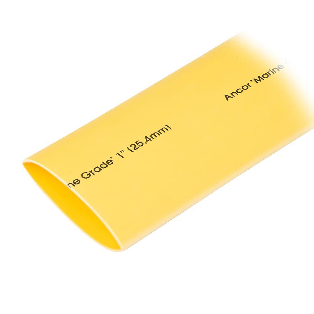 Ancor Heat Shrink Tubing 1" x 48" - Yellow - 1 Pieces [307948] - Bulluna.com