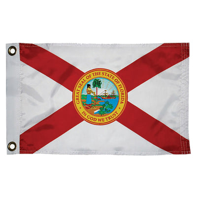 Taylor Made Florida Nylon Flag 12" x 18" [93096] - Bulluna.com