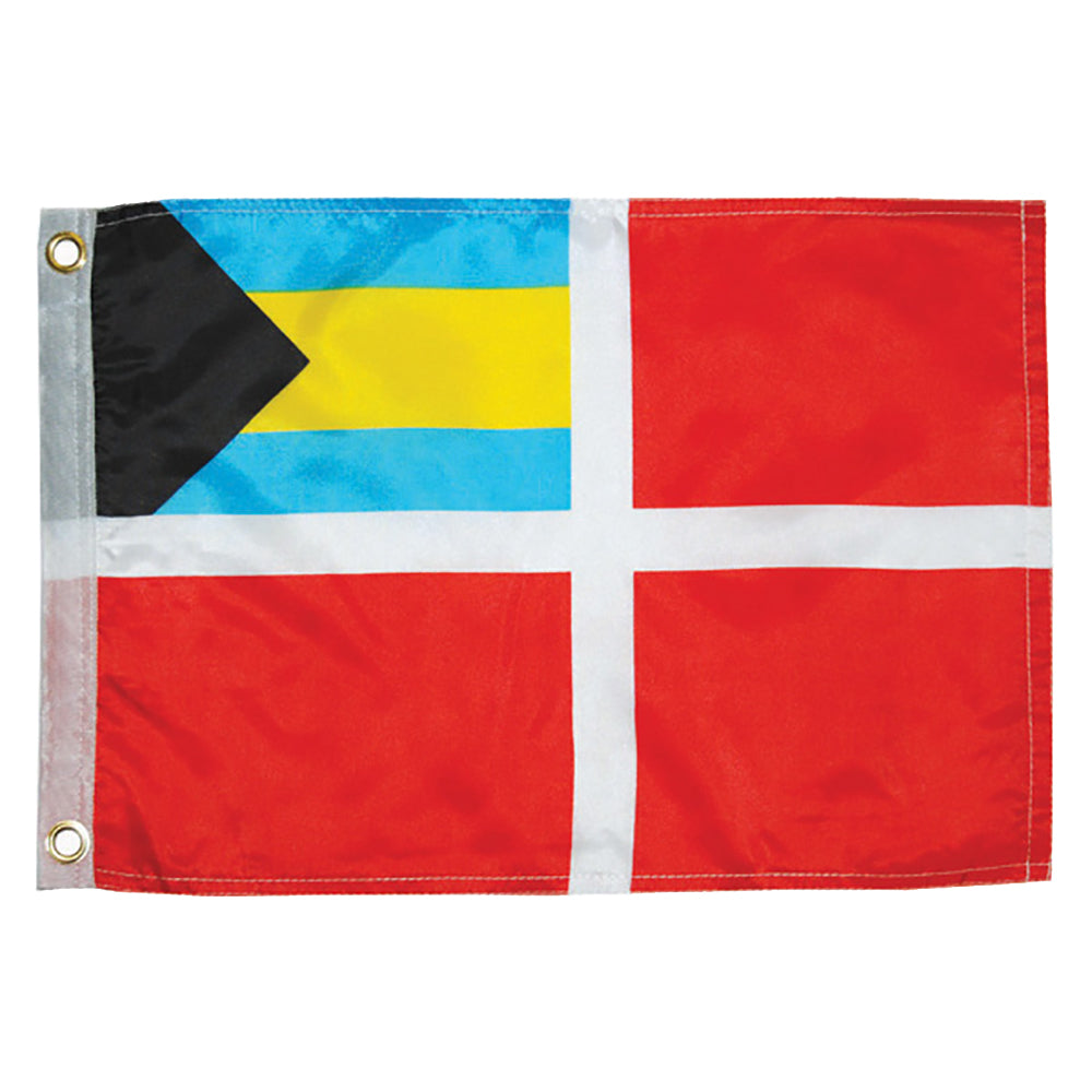 Taylor Made Bahamas Courtesy Flag 12" x 18" [2018] - Bulluna.com