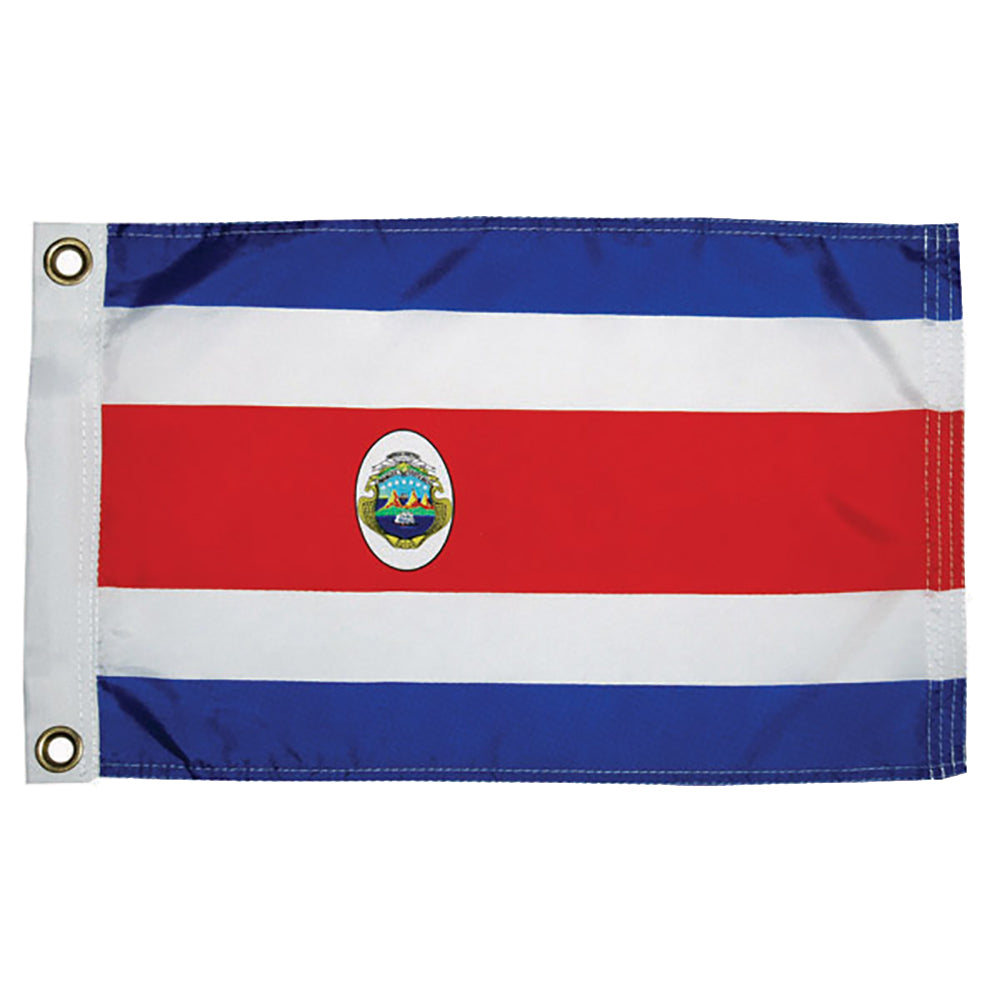 Taylor Made Costa Rican Nylon Flag 12" x 18" [93072] - Bulluna.com