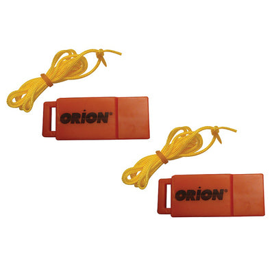 Orion Safety Whistle w/Lanyards - 2-Pack [676] - Bulluna.com