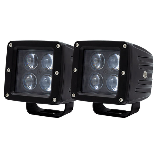 HEISE 3" 4 LED Cube Light - 2-Pack [HE-ICL2PK] - Bulluna.com