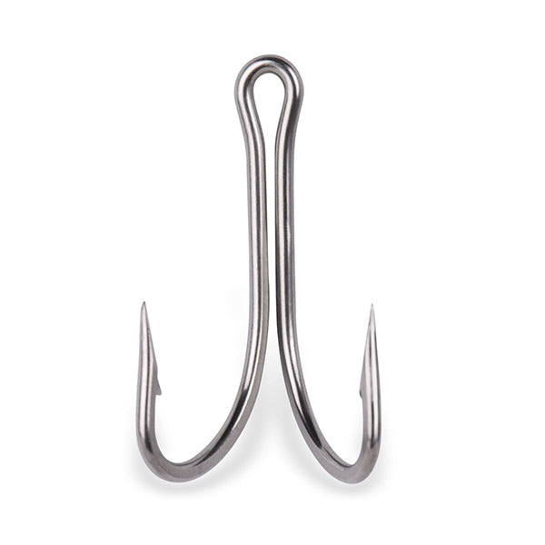 Mustad O'Shaughnessy Stainless Steel Double Hook - 10 Units - Bulluna.com