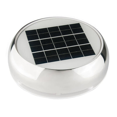 Marinco 4" Day/Night Solar Vent - Stainless Steel [N20804S] - Bulluna.com