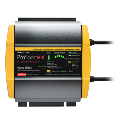 ProMariner ProSportHD 6 Global Gen 4 - 6 Amp - 1 Bank Battery Charger [44023] - Bulluna.com
