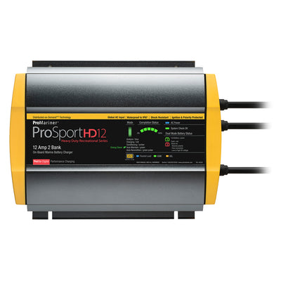 ProMariner ProSportHD 12 Global Gen 4 - 12 Amp - 2 Bank Battery Charger [44026] - Bulluna.com