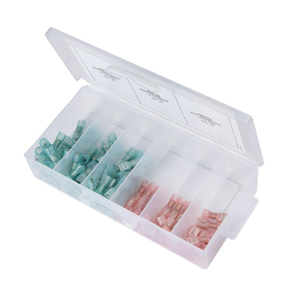 Ancor Heat Shrink Universal Speaker Connector Kit f/22-18/16-14 - Assorted 90 Piece [SPKKIT] - Bulluna.com