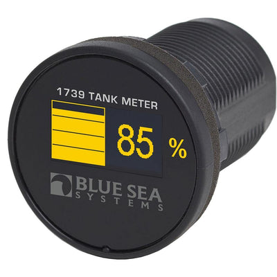 Blue Sea 1739 Mini OLED Tank Meter - Yellow [1739] - Bulluna.com