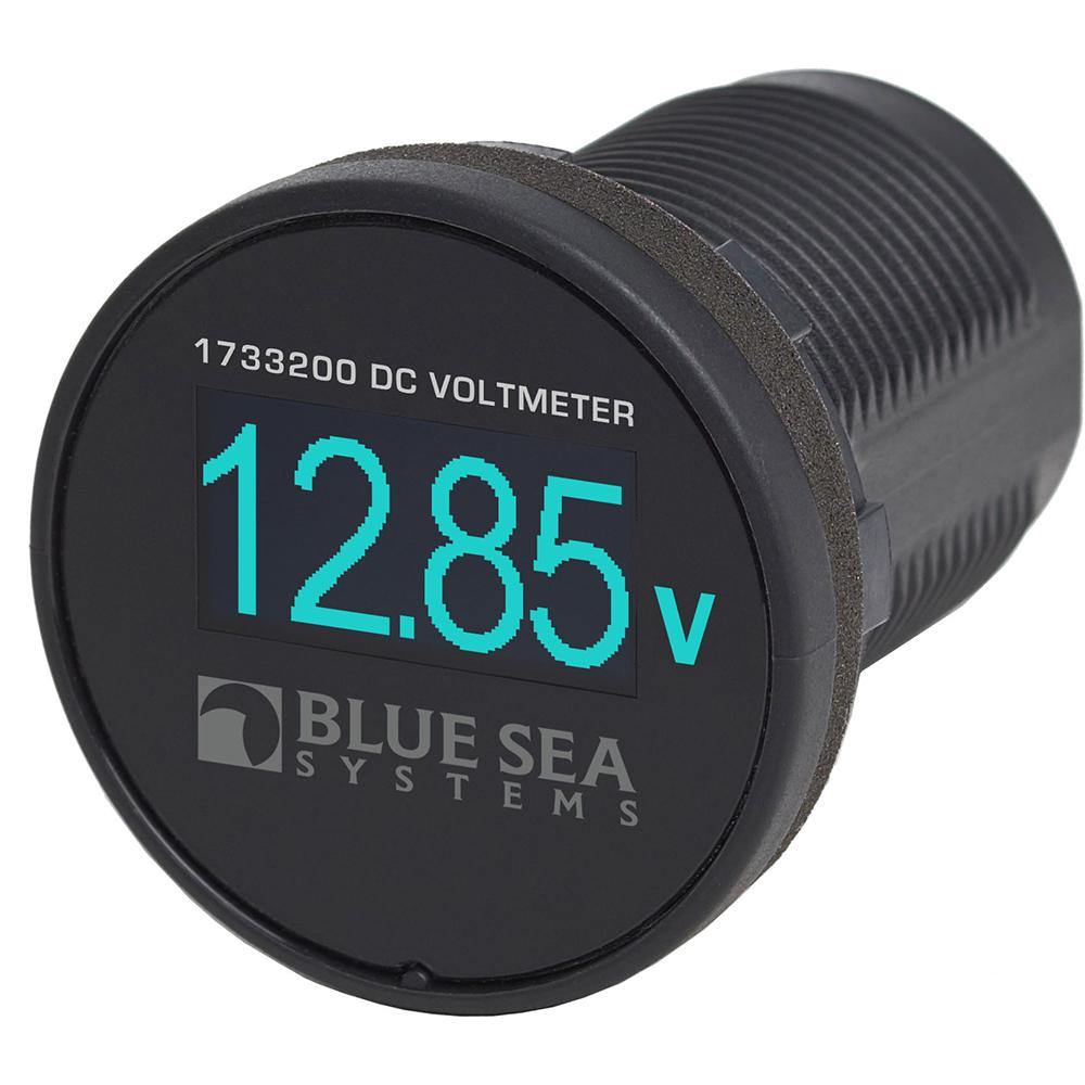 Blue Sea 1733200 Mini OLED Voltmeter - Blue [1733200] - Bulluna.com
