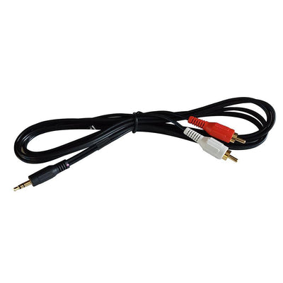FUSION MS-CBRCA3.5 Input Cable - 1 Male (3.5mm) to 2 Male (RCA Cable) 70" f/PS-A302B Panel Stereo [010-12753-20] - Bulluna.com