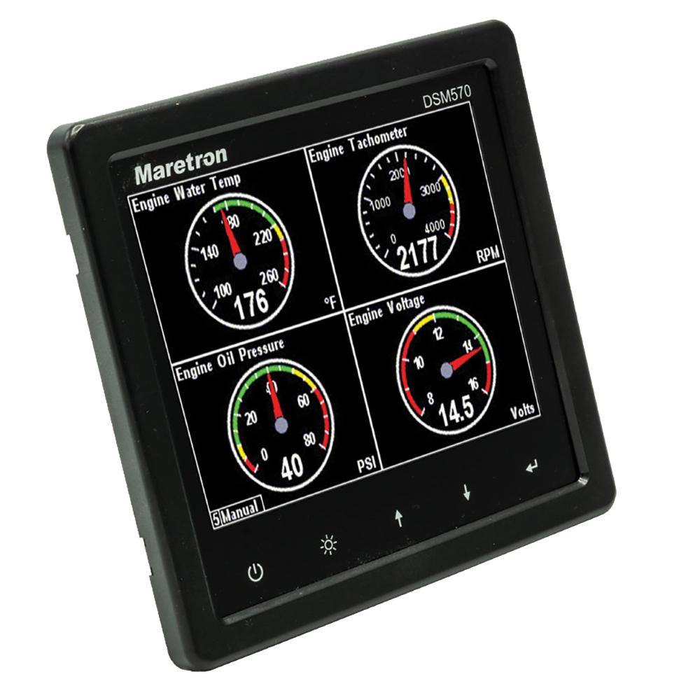 Maretron DSM570 5.7" High Resolution Color Display w/Black Enclosure [DSM570-01] - Bulluna.com