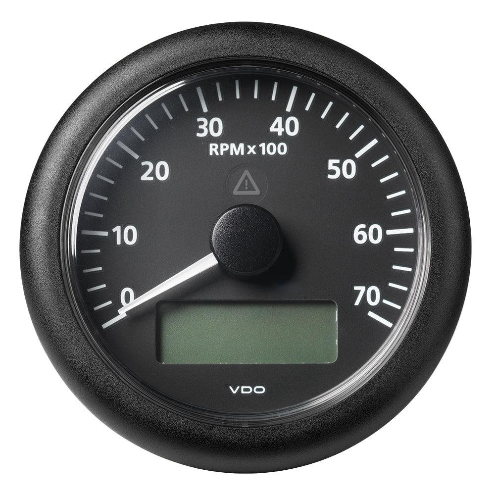 Veratron 3-3/8" (85MM) ViewLine Tachometer w/Multi-Function Display - 0 to 7000 RPM - Black Dial  Bezel [A2C59512394]
