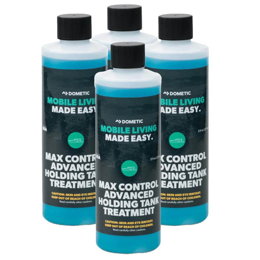 Dometic Max Control Holding Tank Deodorant - Four (4) Pack of 8oz Bottles [379700029] - Bulluna.com