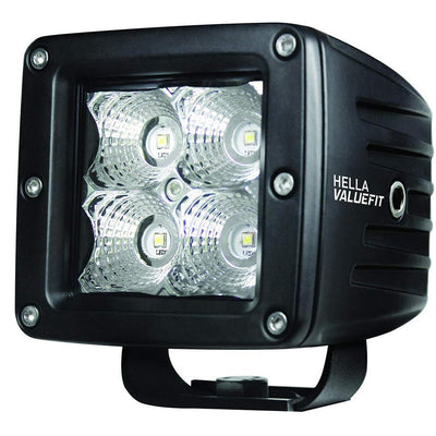 Hella Marine Value Fit LED 4 Cube Flood Light - Black [357204031] - Bulluna.com