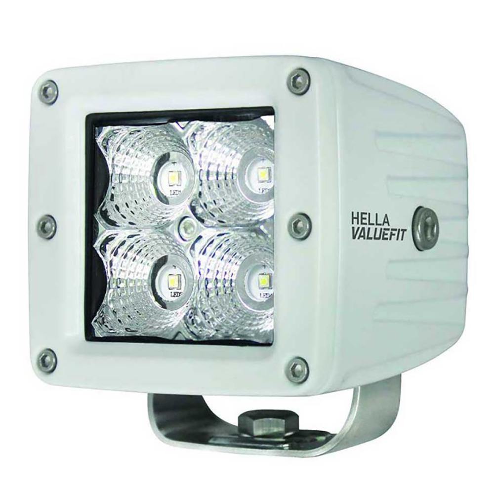 Hella Marine Value Fit LED 4 Cube Flood Light - White [357204041] - Bulluna.com