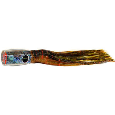 Black Bart 1656 Flat Nose Medium Heavy Tackle Lure - Brown Gold Orange/Gold Dot